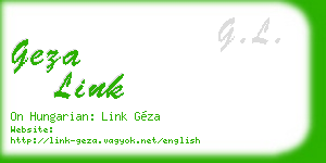 geza link business card